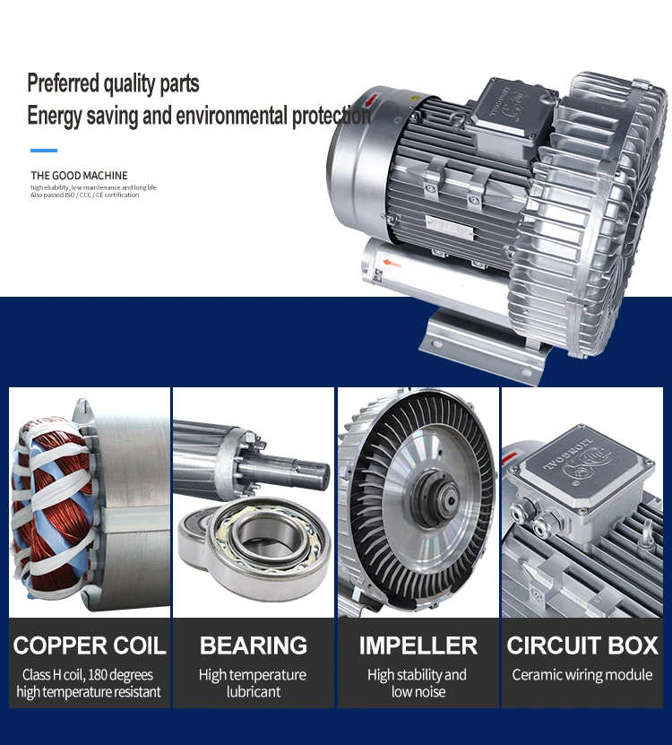 Environmental Engineering Electric Industrial Side Channel Air Blower