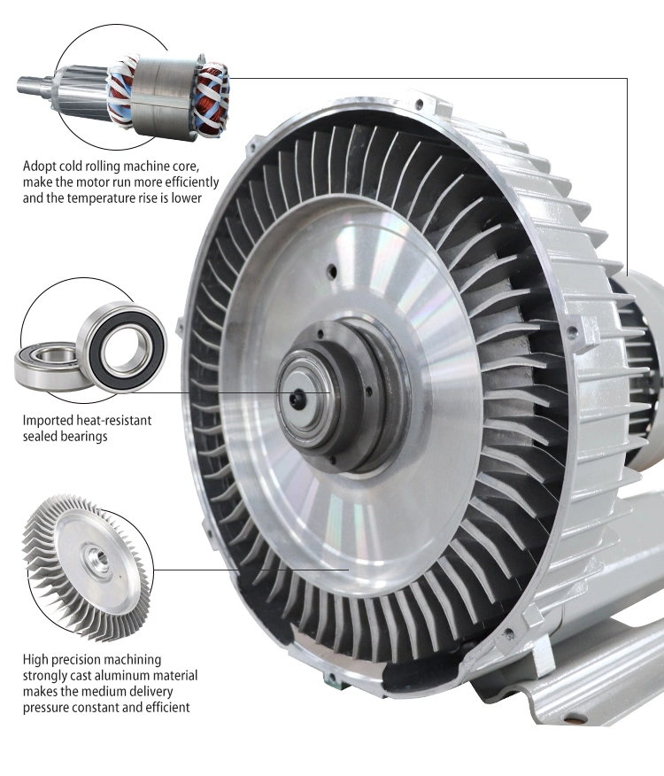 Whosale Price Drying Machinery Rotary Vane Ring Blower